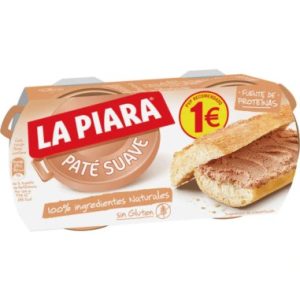 PATE SUAVE PACK 2 150 G LA PIARA