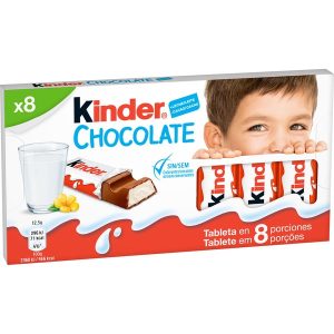 KINDER CHOCOLATE BARRITAS X 8UD